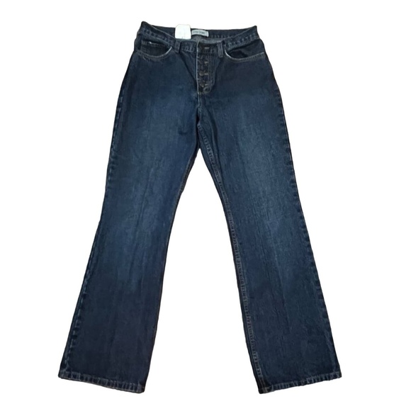 Zena 80s 90s Vintage Button Fly Blue Jeans Size 8 - Picture 1 of 6